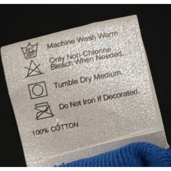 Planet Hollywood  Vintage 1991 Key West Baby Tee Sz Large Womens Royal Blue - Picture 7 of 7